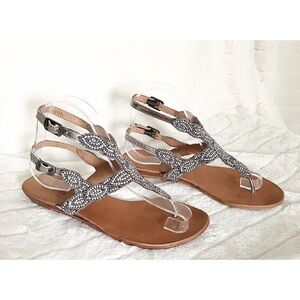 Vis-à-Vis 'Holand” Embellished Thong  Sandal